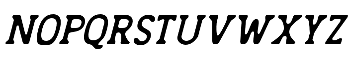 LandsterItalic-Regular Font UPPERCASE