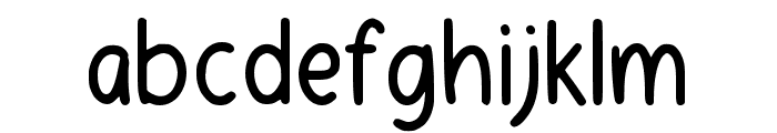 Langit Salju Regular Font LOWERCASE