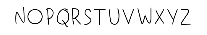 LangitBiru-Regular Font UPPERCASE