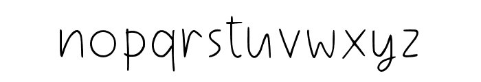LangitBiru-Regular Font LOWERCASE