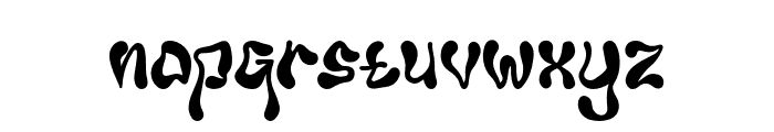 LangkyBlues-Regular Font LOWERCASE