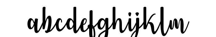 Langrish Script Font LOWERCASE