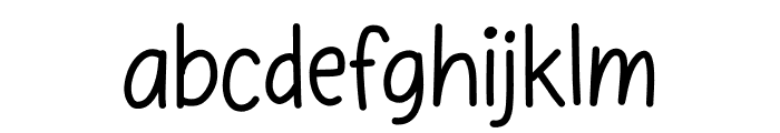 Langston Regular Font LOWERCASE