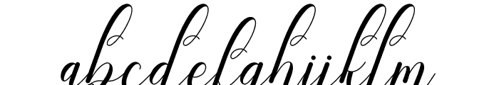 Laniesky Font LOWERCASE