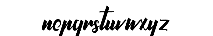 Lanijura Font LOWERCASE