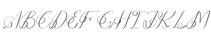 Lantby Italic Font UPPERCASE