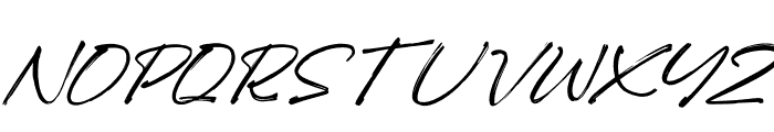Laquentta Morelly Italic Font UPPERCASE