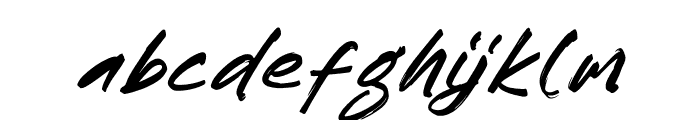 Laquentta Morelly Italic Font LOWERCASE