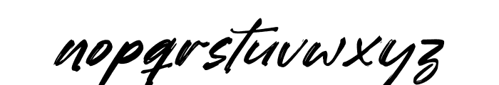 Laquentta Morelly Italic Font LOWERCASE
