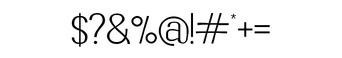 Lareas SemiBold Font OTHER CHARS