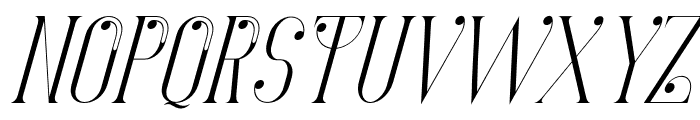 LargelyElegant-Italic Font UPPERCASE