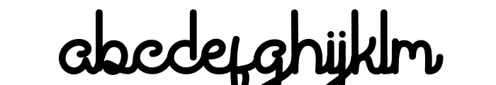 Largetto Font LOWERCASE