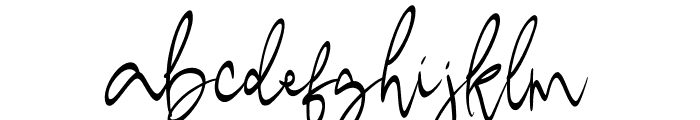 LariaSintiaSignature-Regular Font LOWERCASE