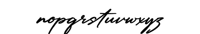 Larickson Fracture Italic Font LOWERCASE