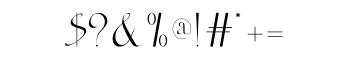 Larisa Melody Font OTHER CHARS
