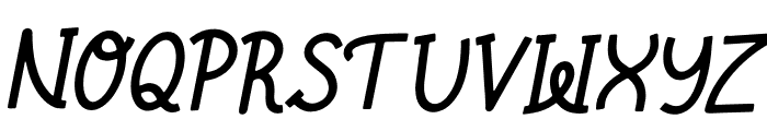 Lariska Innocent Script Font UPPERCASE