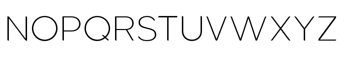 Laro Display ExtraLight Font UPPERCASE