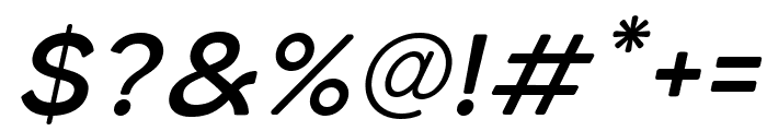 Laro Soft Medium Italic Font OTHER CHARS