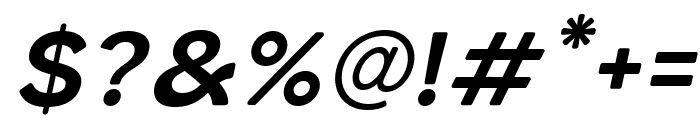 Laro Soft SemiBold Italic Font OTHER CHARS
