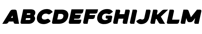 LaroDisplay-BlackItalic Font UPPERCASE