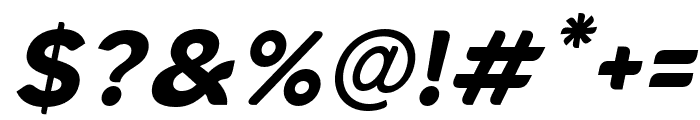 LaroDisplay-BoldItalic Font OTHER CHARS