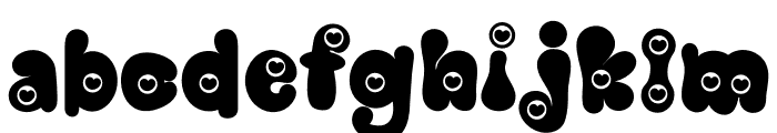 Larva heart Regular Font LOWERCASE