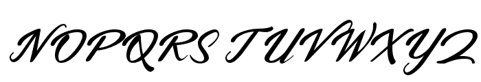 LassonaMartinez-Regular Font UPPERCASE