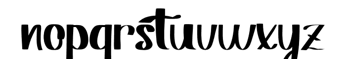 Last Style Font LOWERCASE