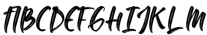 Last Swash Font UPPERCASE