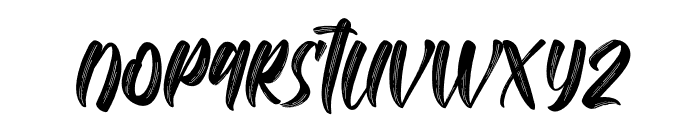 Last Swash Font LOWERCASE