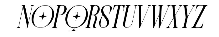 LastRoyal-Italic Font UPPERCASE