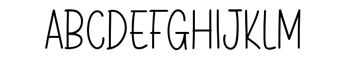 LastTimeRegular Font LOWERCASE