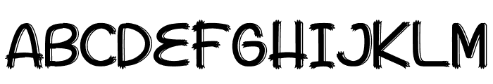 Lasthour Shadow Font LOWERCASE