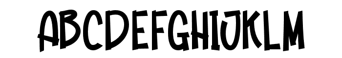 Lastnight-Regular Font UPPERCASE
