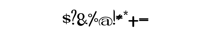 Lastoce-Regular Font OTHER CHARS