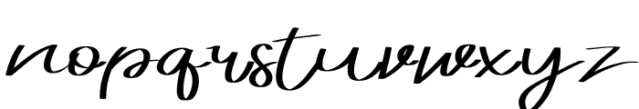Lastry Lawercase Font LOWERCASE