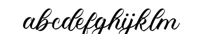 Latasha Keisha Font LOWERCASE