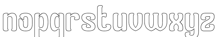 Late Afternoon-Hollow Font LOWERCASE