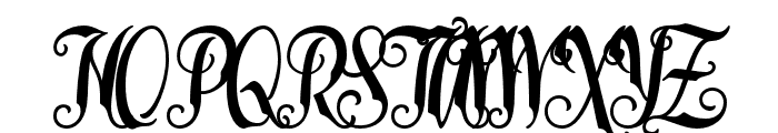 Late Frost Font UPPERCASE