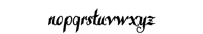 Late Frost Font LOWERCASE
