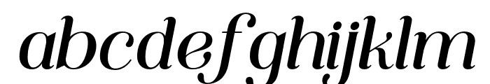 LateBloomers-Italic Font LOWERCASE