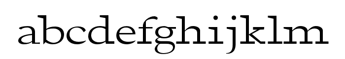 Lated regular Font LOWERCASE