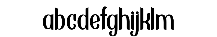 Lathishine Font LOWERCASE