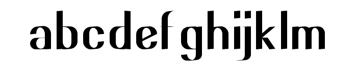 Latifa-Regular Font LOWERCASE