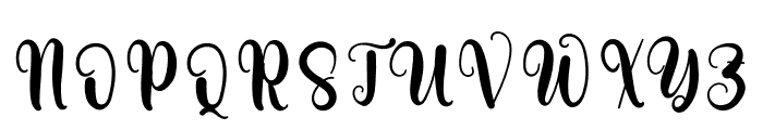 Latina Font UPPERCASE