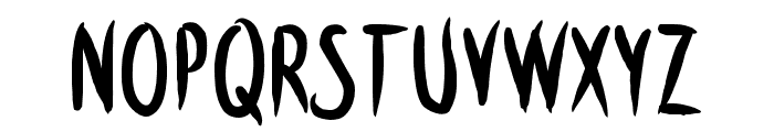 Latinbrush Font UPPERCASE