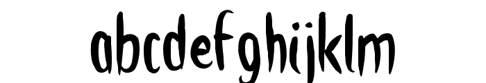 Latinbrush Font LOWERCASE