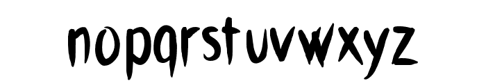 Latinbrush Font LOWERCASE