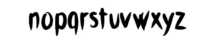 Latinbrushbold Font LOWERCASE