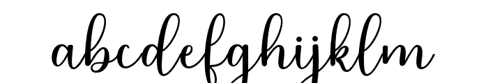 LatishaScript Font LOWERCASE